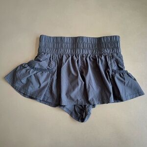 Free People Movement Get Your Flirt On Shorts: Black, size XS